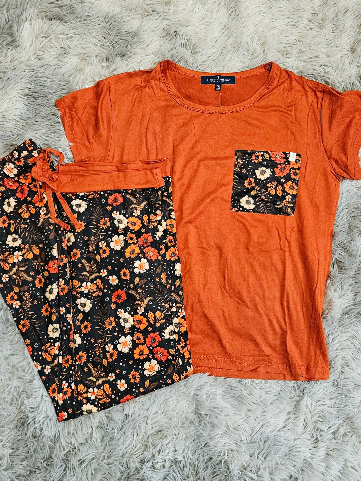 Simply Southern PJ Set- Vintage Floral