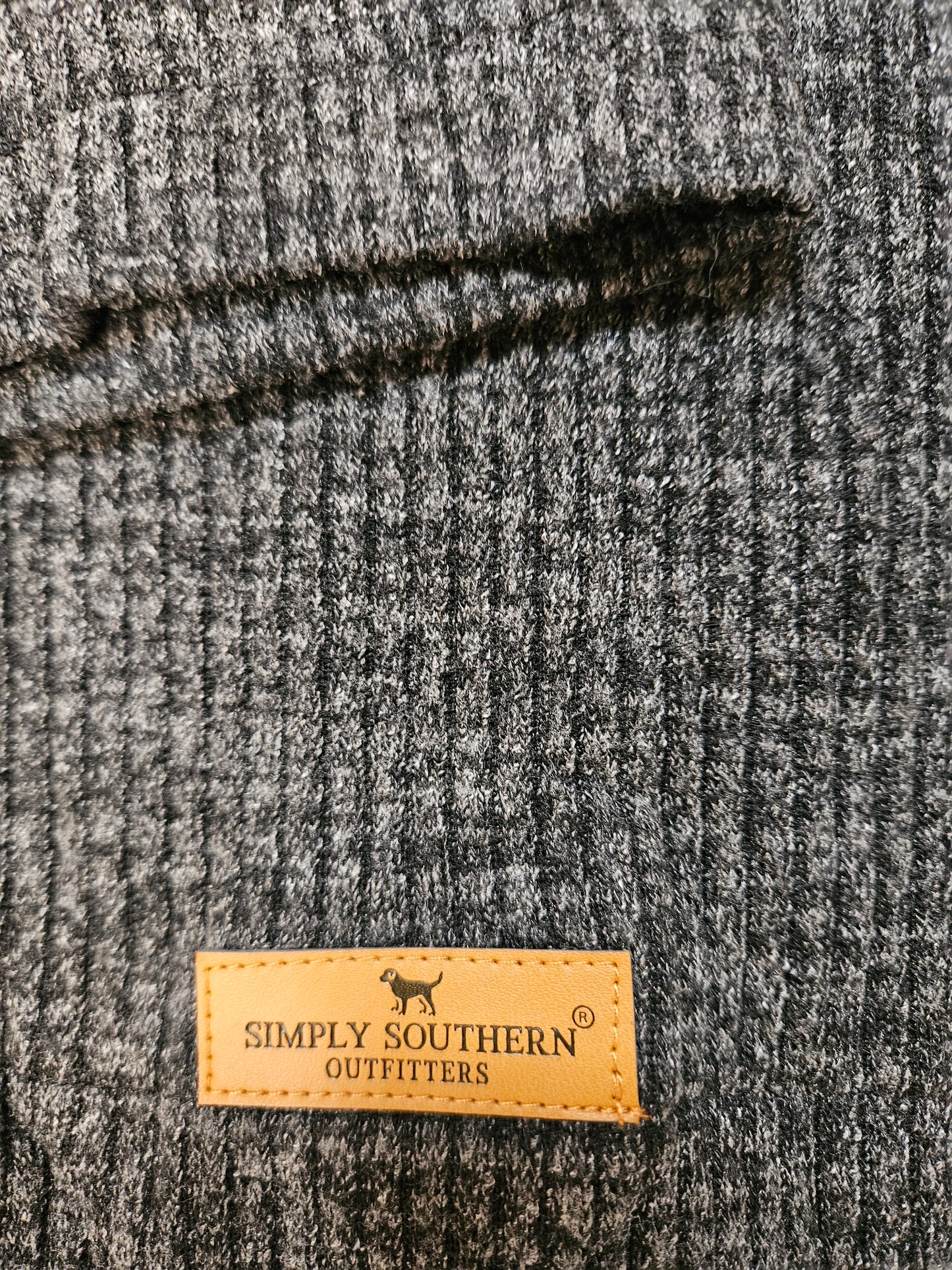 Men's Knit Polo- Charcoal
