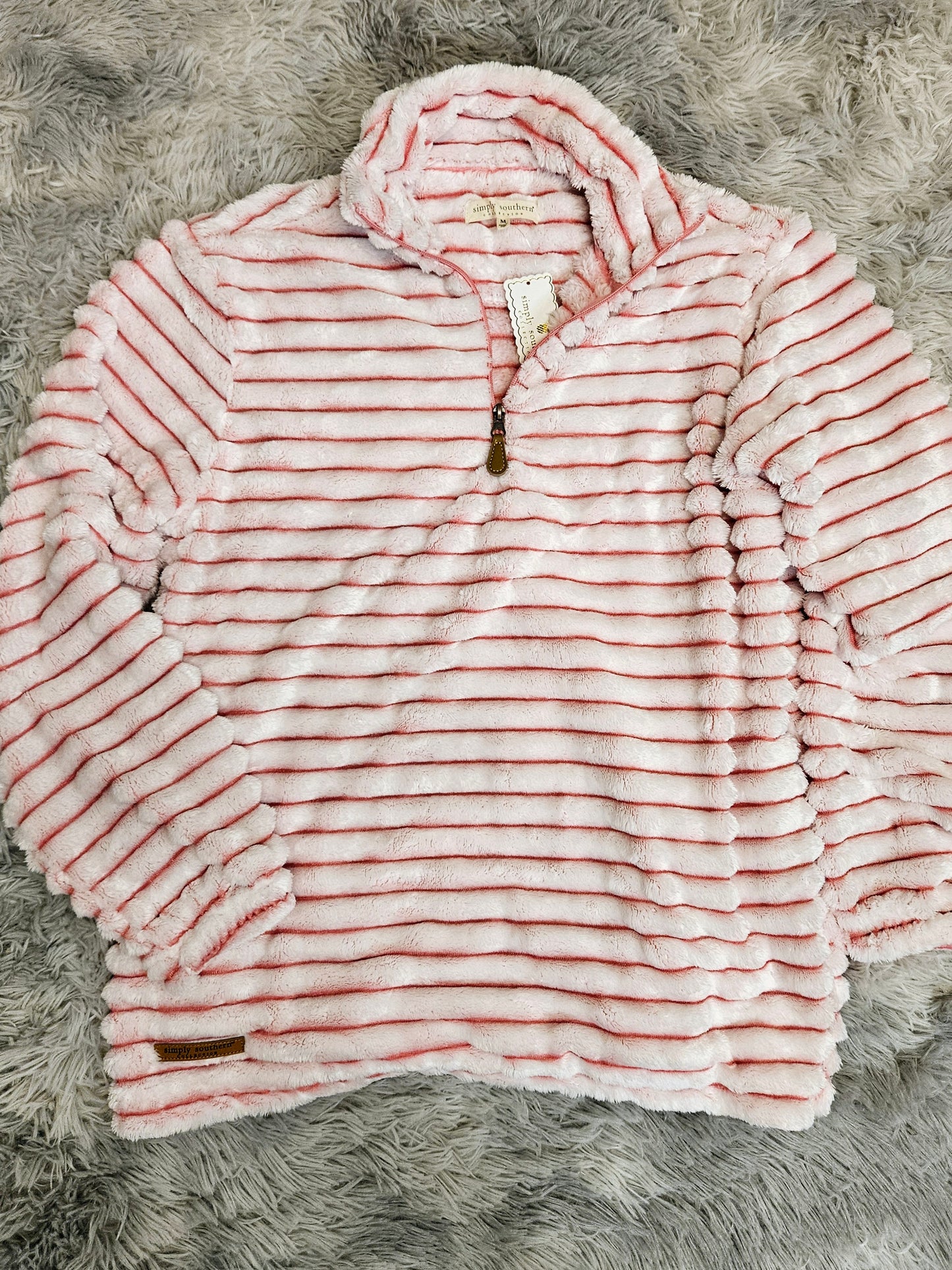 Simply Southern Luxe Pullover - Candy Pink