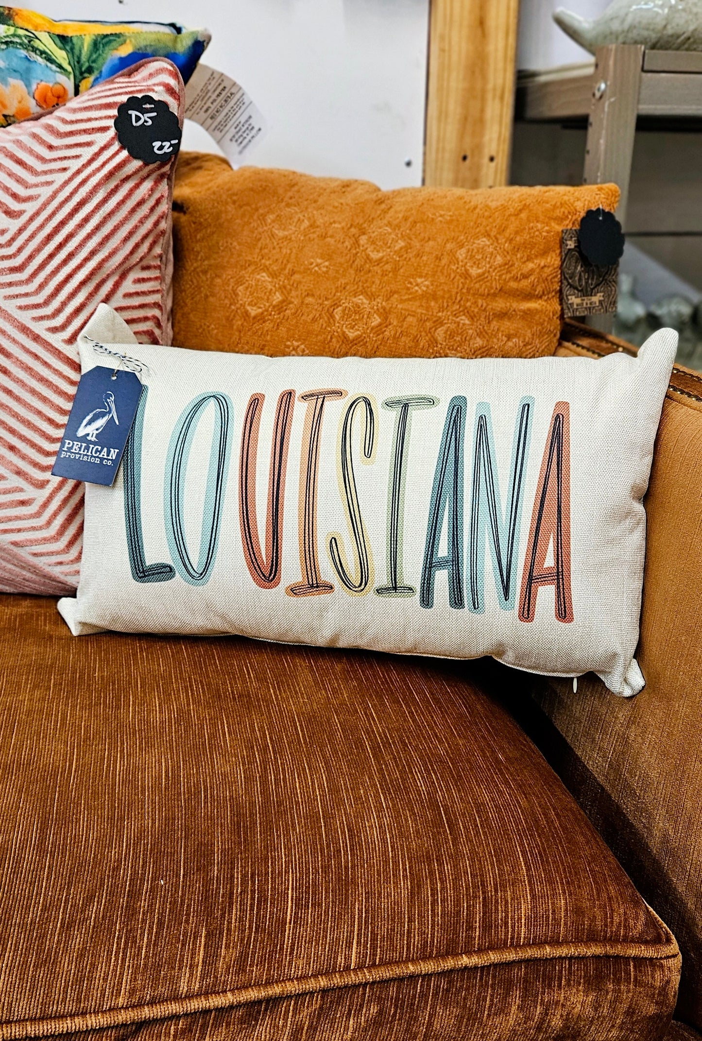 Lively Louisiana Lumbar Pillow