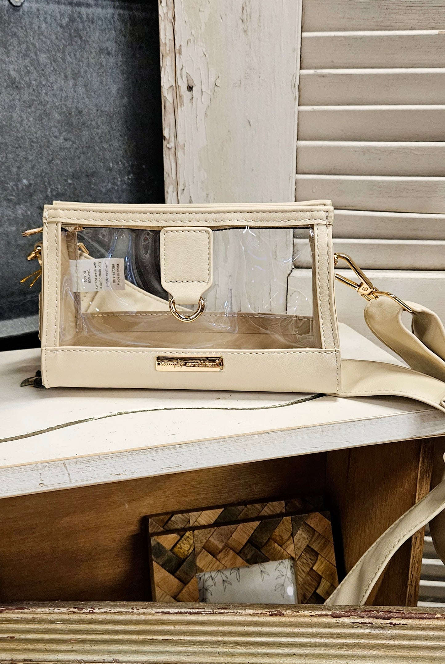 Simply Southern Clear Stadium Crossbody
