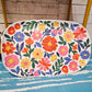 Melamine Large Floral Platter