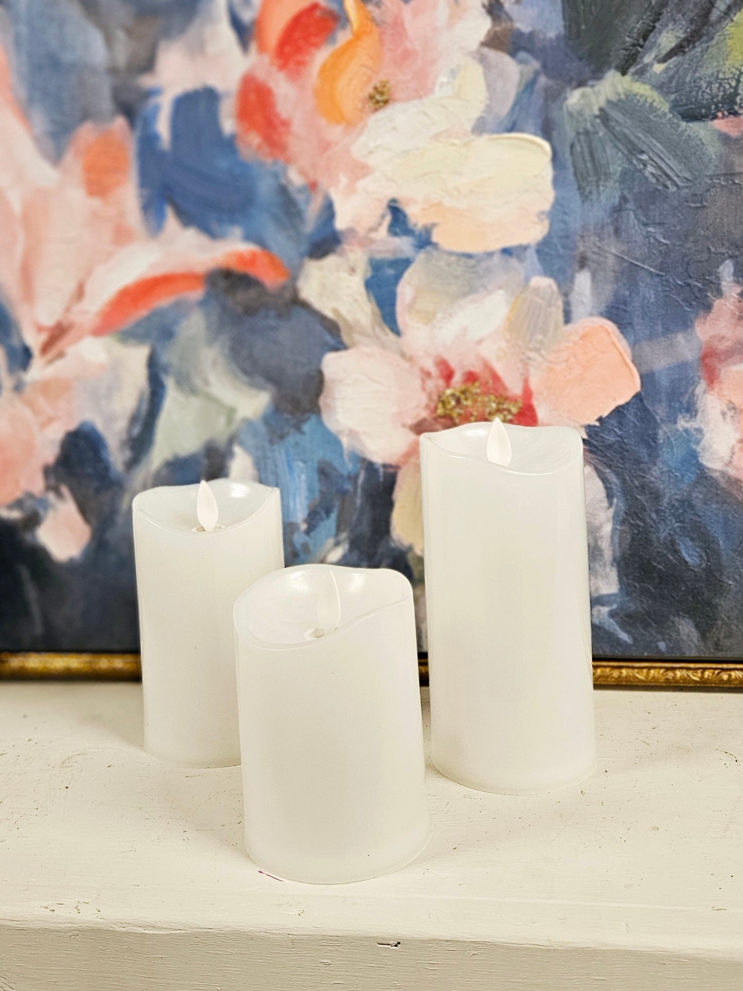 White Flameless Candles