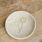 Handstamped Floral Trinket Dish