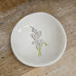 Handstamped Floral Trinket Dish