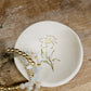 Handstamped Floral Trinket Dish