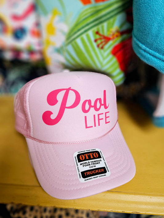 Pool Life Trucker Hat