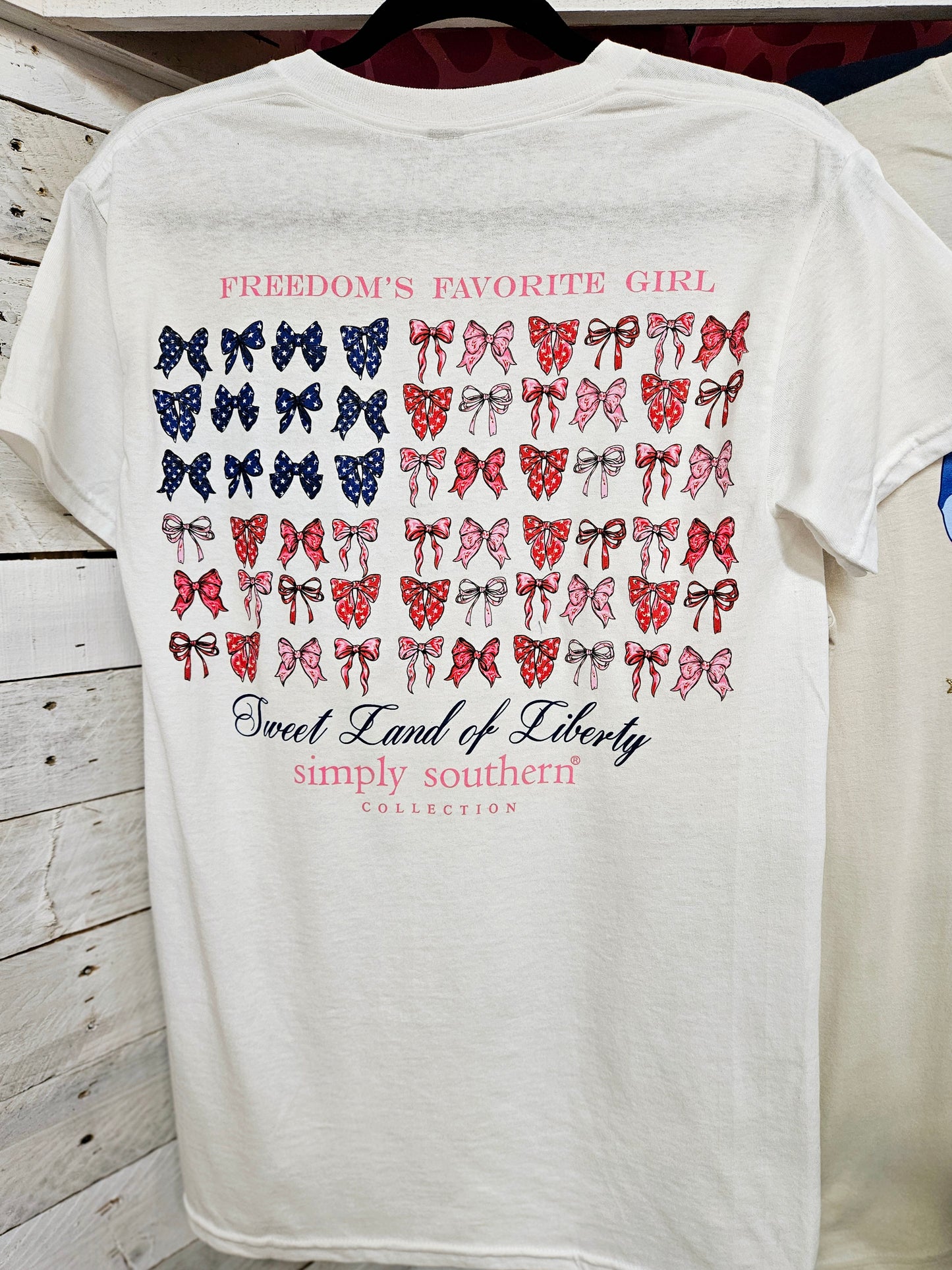 Freedom's Favorite Girl Simply Southern Tee