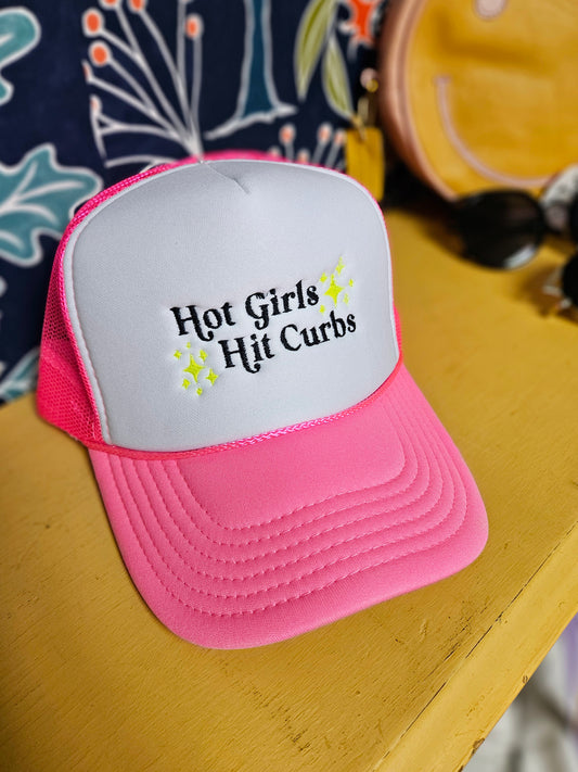 Hot Girls Hit Curbs Trucker Hat