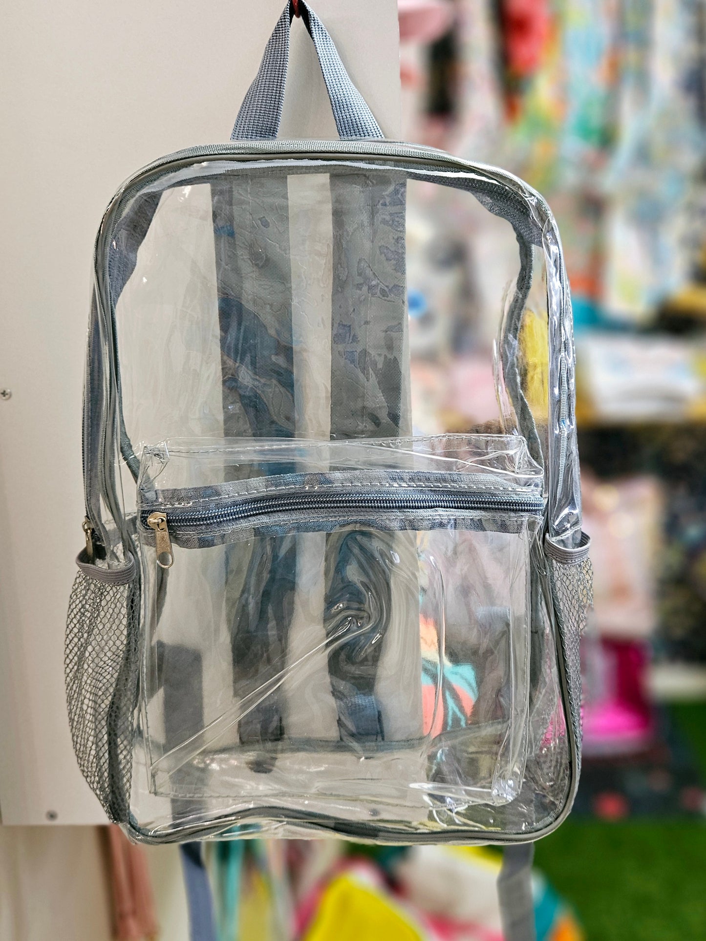 Clear Outlined Backpack