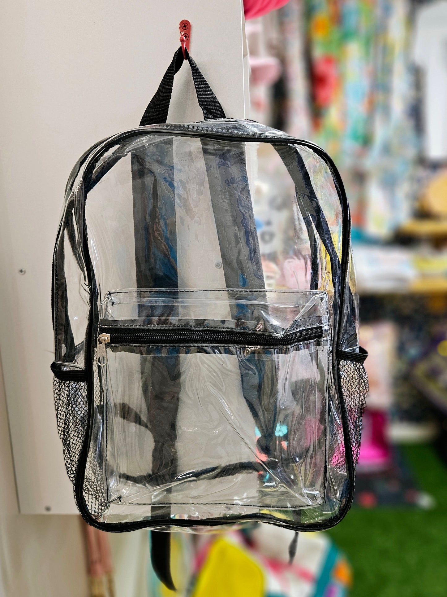 Clear Outlined Backpack