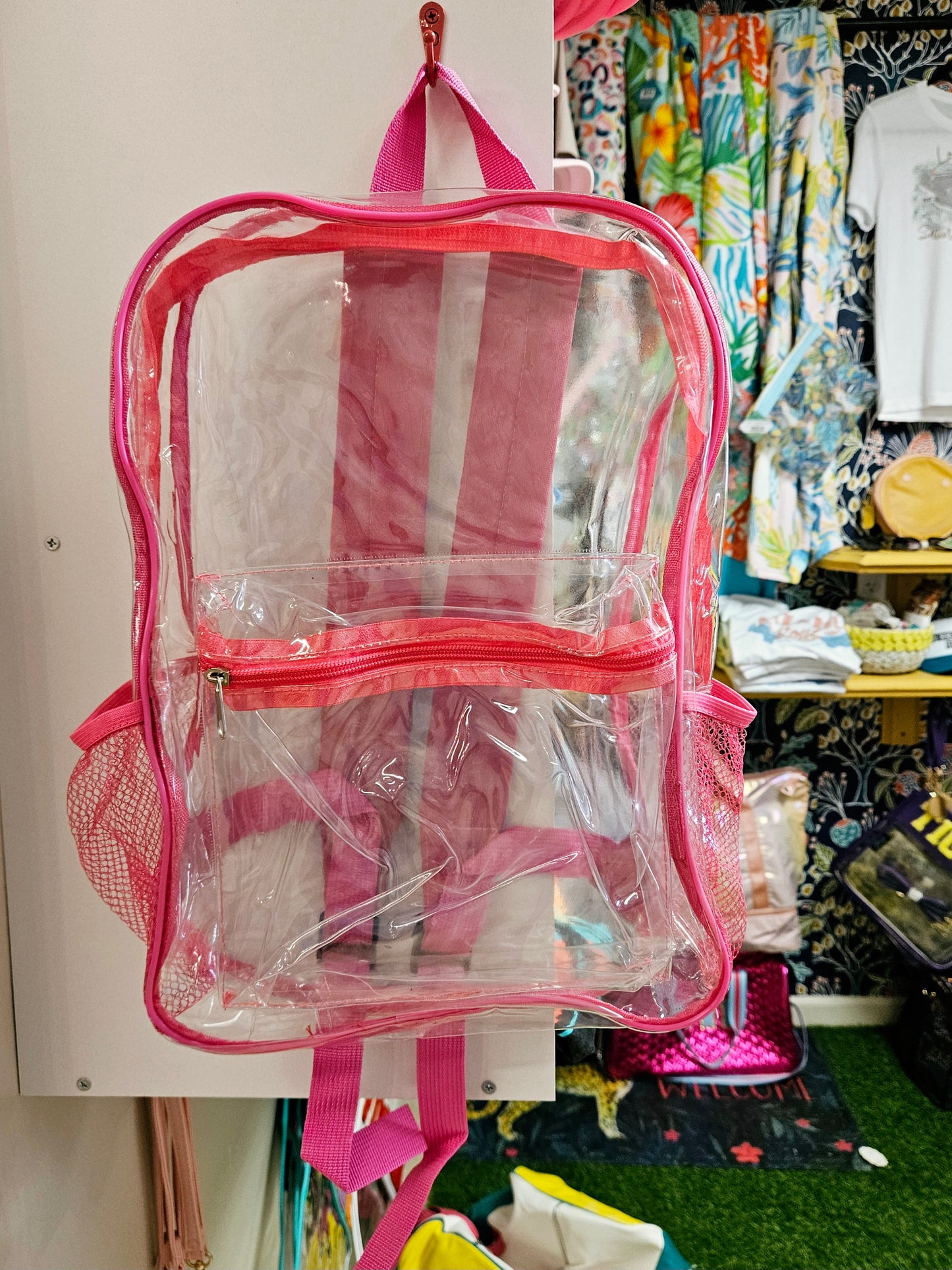 Clear Outlined Backpack