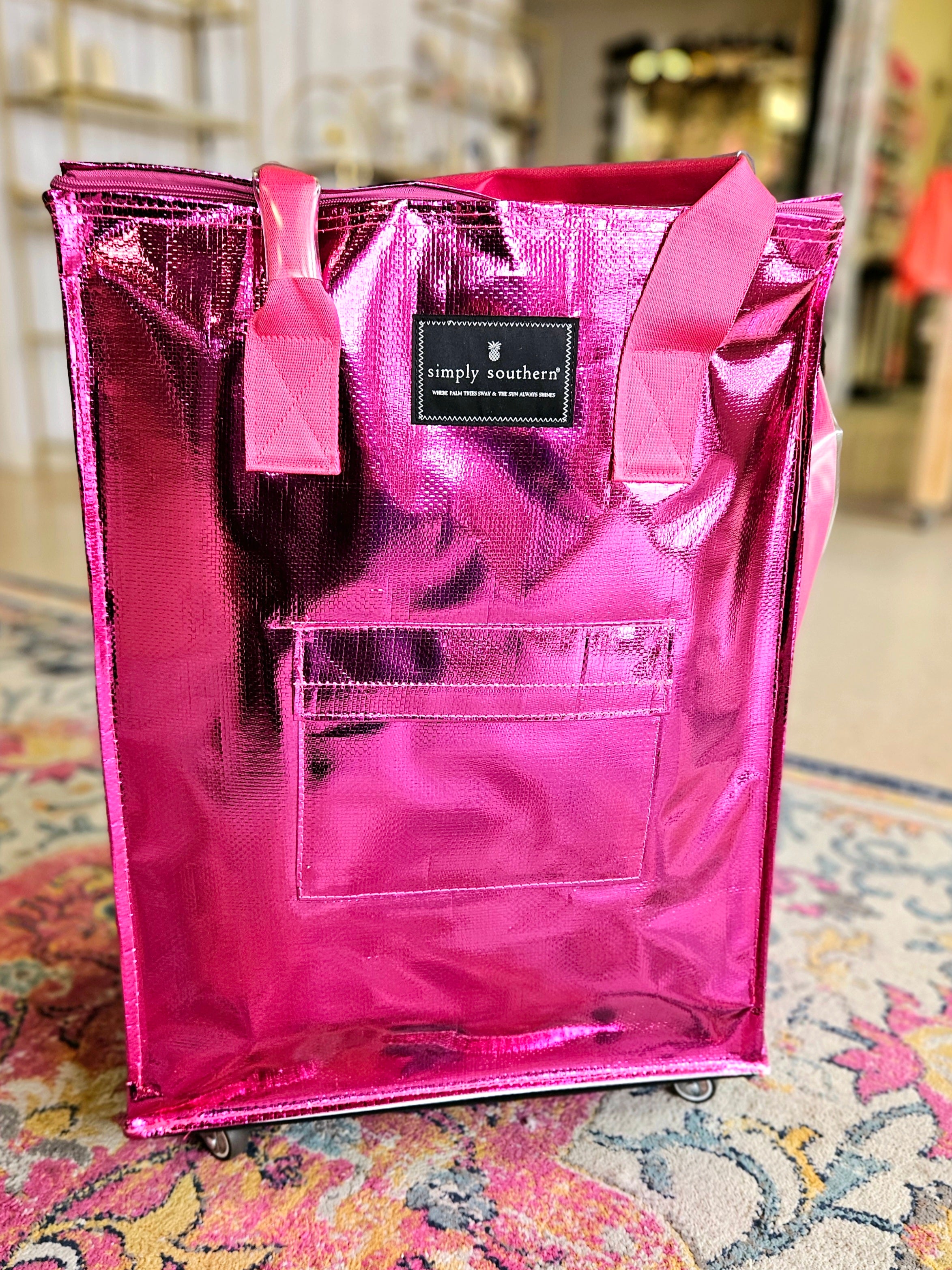 Simply Southern Large Pink 2024 Tote-Sold Out Color