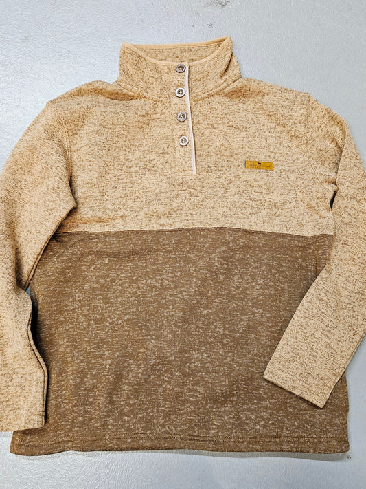 Men's Quartersnap Pullover - Sand