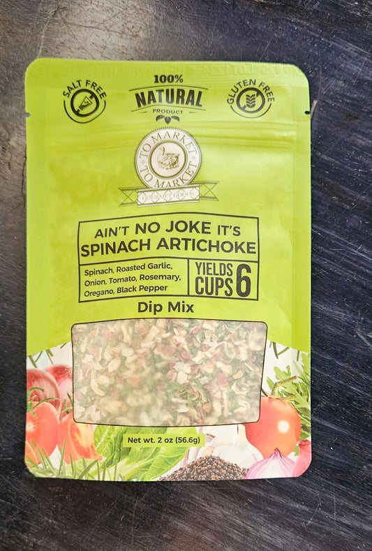 Ain't No Joke- It's Spinach Artichoke Dip Mix