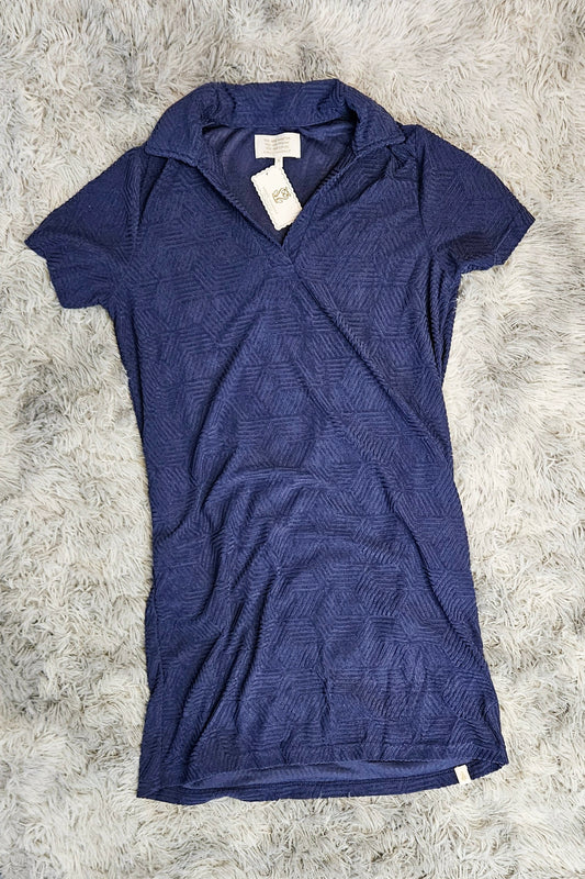 Simply Southern V-Neck Dress- Navy