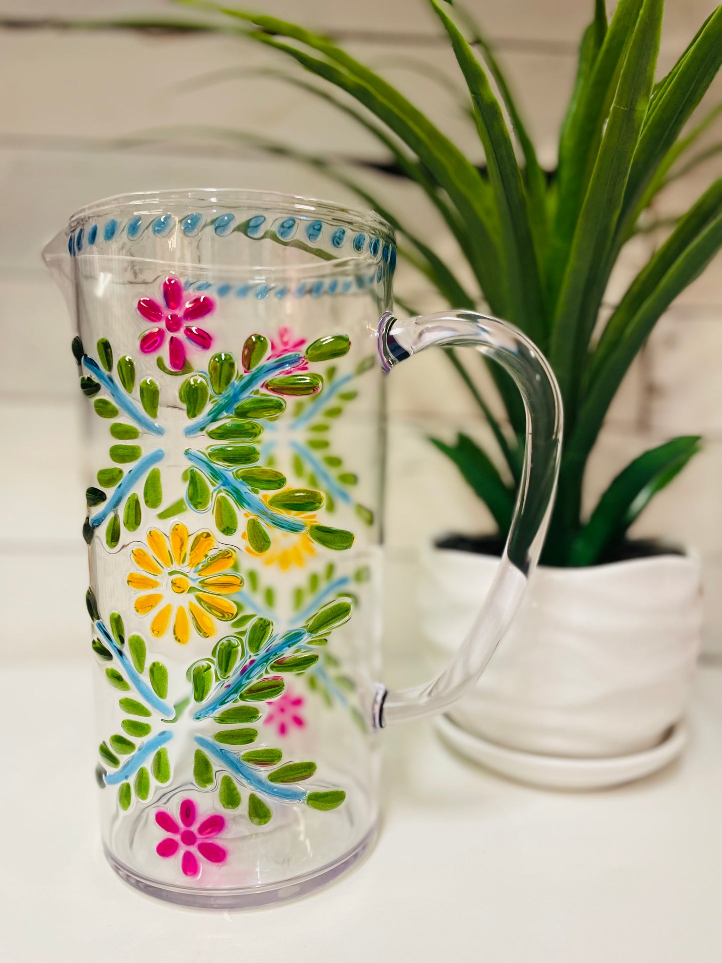 Floral Pitcher