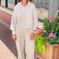 Simply Southern Cream Flare Pants