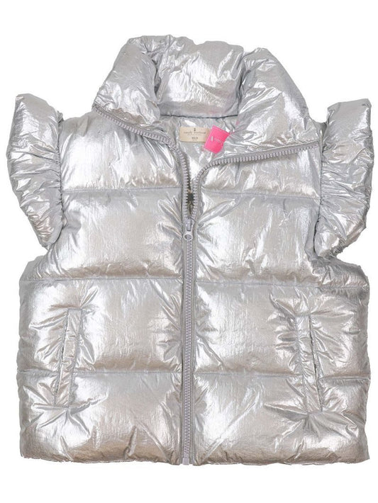 Simply Southern Silver Puffer Vest