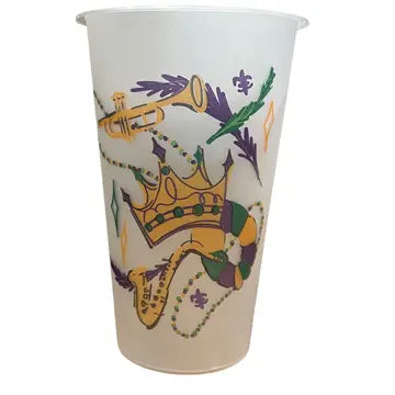 Mardi Gras To Go 16 oz. Cups